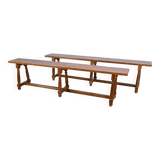 Pair of Benches, Louis XIII style – 20th