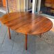 Round Extendable Dining Table McIntosh Edition 1960s Rosewood