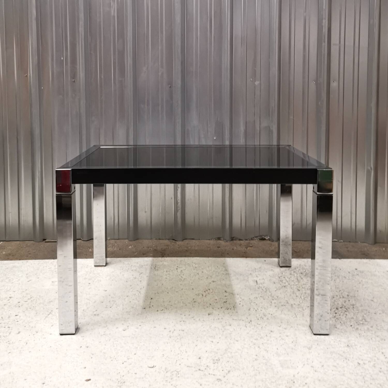 Table extensible La Métal Arredo, Italy, 1970