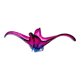 Murano XXL Coupe 50cm - Sommerso Amethyst & Turquoise - Vintage Design