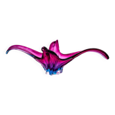 Coupe Murano XXL 50cm - Sommerso Améthyste & Turquoise - Design Vintag