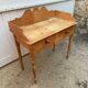 English desk with 2 drawers in pine 1950