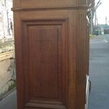 Ancien comptoir caisse de commerce chêne