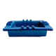 Bitossi by Aldo Londi Rimini Blu Glazed Ceramic Ashtray Vide-Poche, Italy  1960s