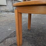 Dining table in elm from 1980