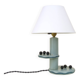 Lampe de table en bois de style constructiviste français des années 1920 / 1930