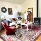 Farmhouse coffee table in antique weathered wood