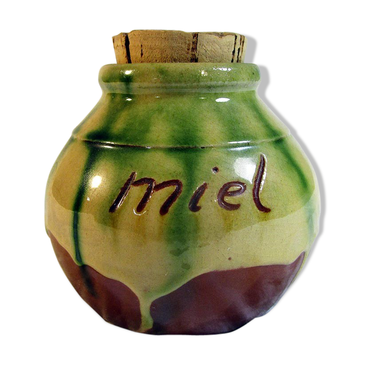 Ceramic pot for honey