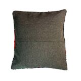 Vintage turkish patchwork kilim cushion cover , 43 x 37 cm