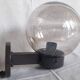 Applique  Delmas  globe « fumé » lampe