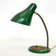 Lampe vert et or des années 50