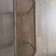 Bed end/banquette in Louis XVI style made of wood with a cane seat.
