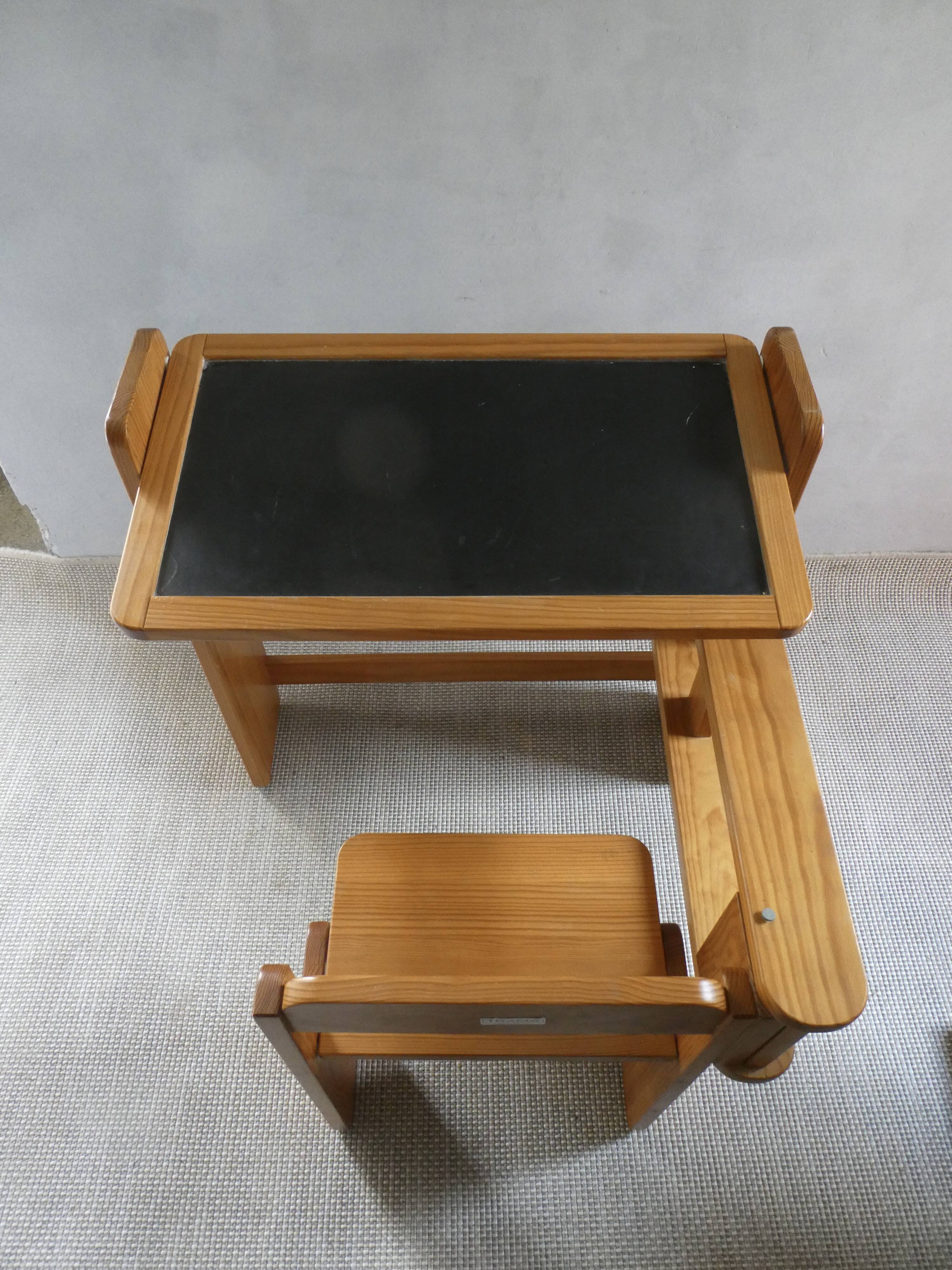 Folding children's desk from the Trama brand, 1980s