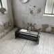 80s Italian marble and glass coffee table