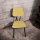 Chaise en formica jaune 1960