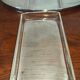 Serving aperitif dish in silver metal WMF German art deco
