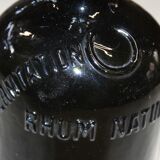 Old smoked glass bottle