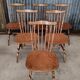Set of 6 vintage Baumann Tacoma Menuet bistro chairs
