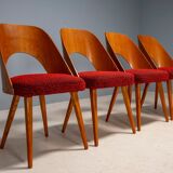 Antonín Šuman dining chairs, Tatra Nábytok, Czechoslovakia 1960s