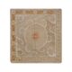 Vintage Turkish hand-knotted rug 141x146 cm