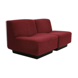 Pair of modular armchairs, 1970