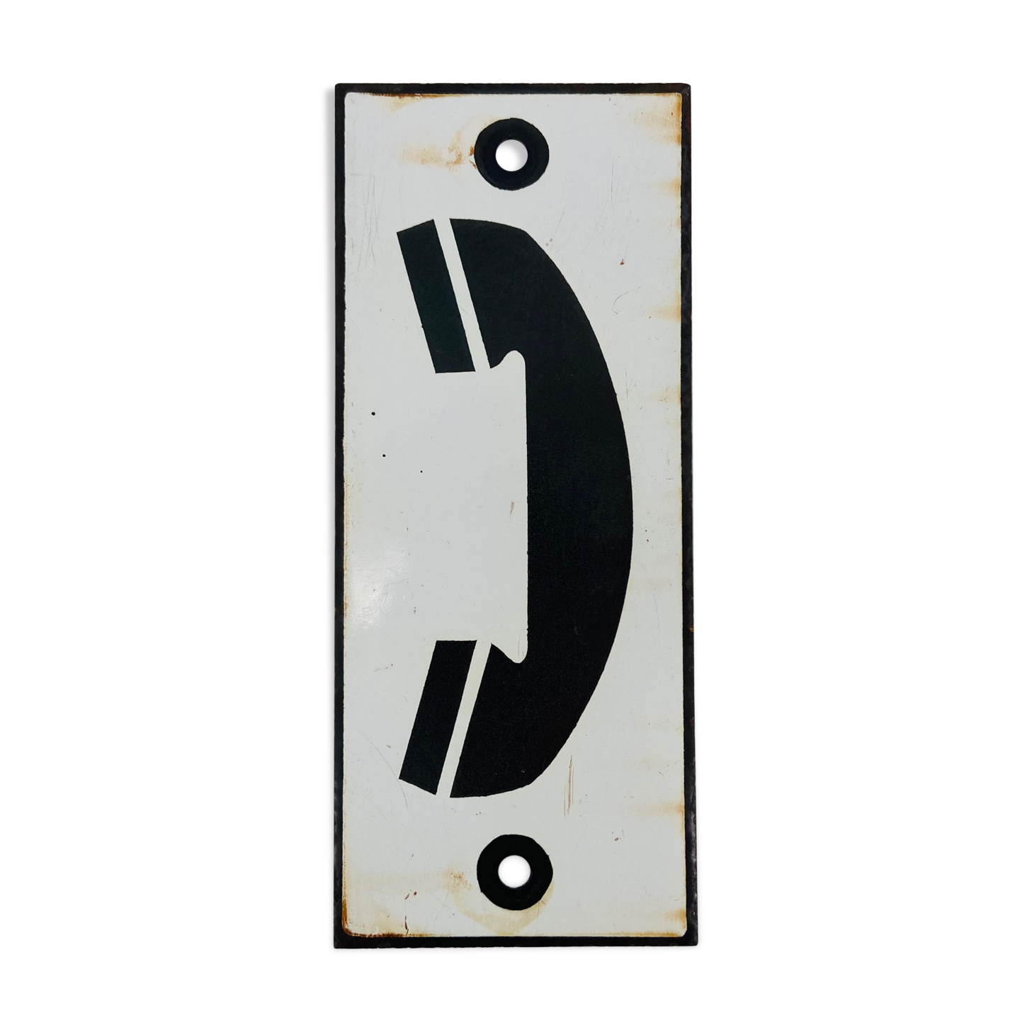 Former SNCF enamel plate circa 1950