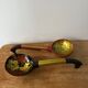 Pair of XL wooden spoons from the Soviet era.