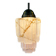 Art deco skyscraper – marbled pink opaline and brass