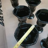 Black ice cream cups