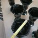 Black ice cream cups