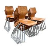 Chairs pagholz base sled light wood