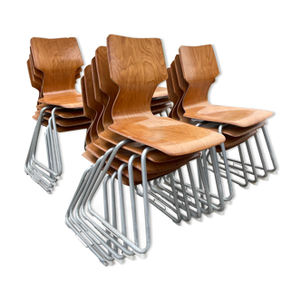 Chairs pagholz base sled light wood