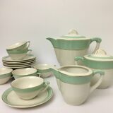 Coffee service stamped "faïencerie d'orchies nord" model "condé"