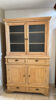 Solid wood display cabinet