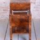 Trolley Art Déco en noyer, tchèque, années 1920