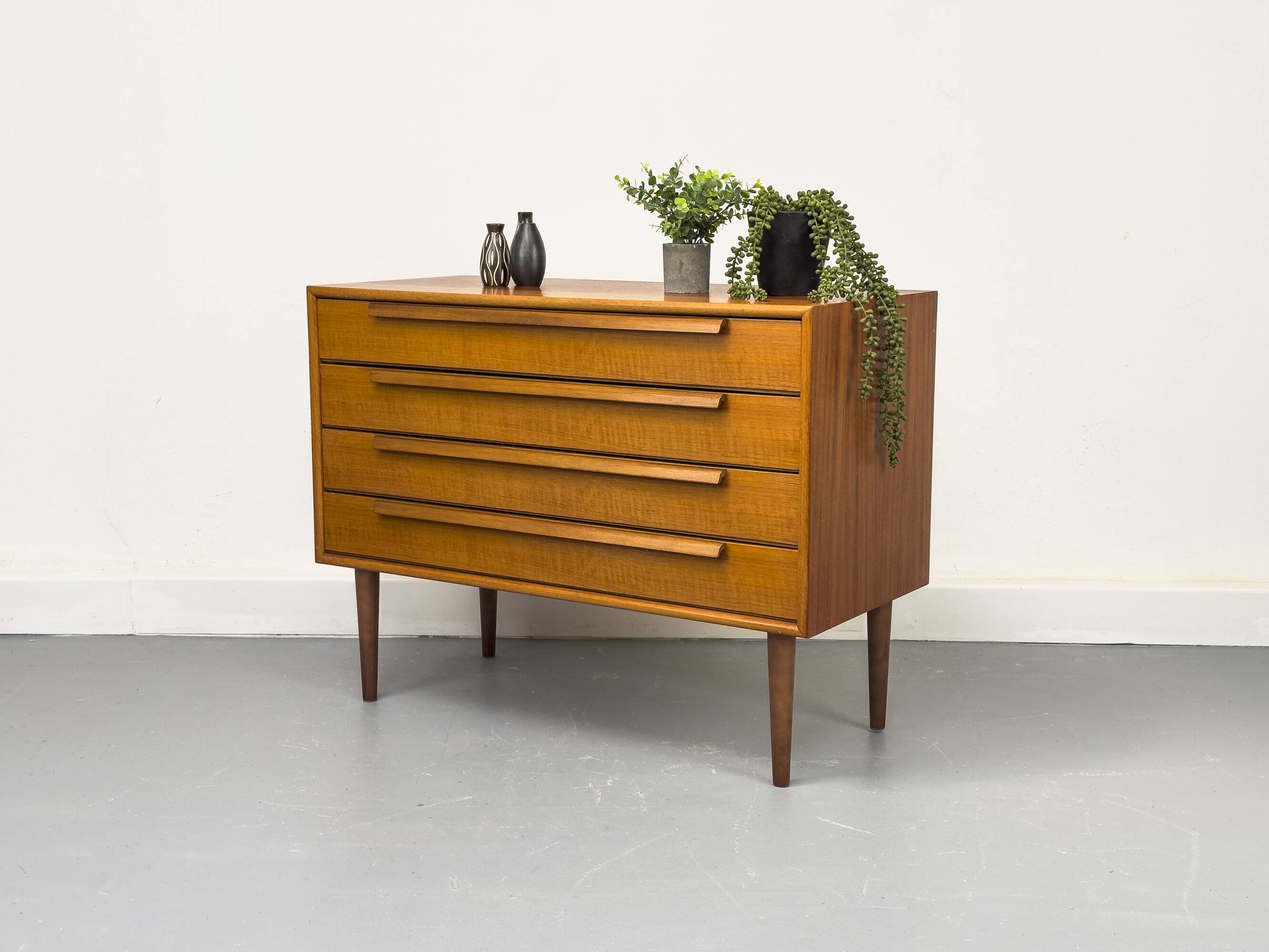 Teak chest of drawers from WK Möbel, 1960s