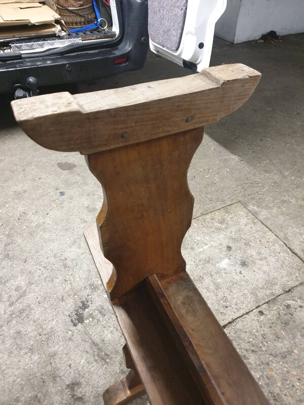 2 banc de ferme chêne massif