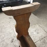 2 solid oak farm benches