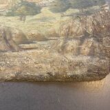 20th century harvest landscape painting