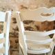 2 chaises bistrot patinées