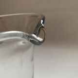 Daum crystal water pitcher, Sorcy model