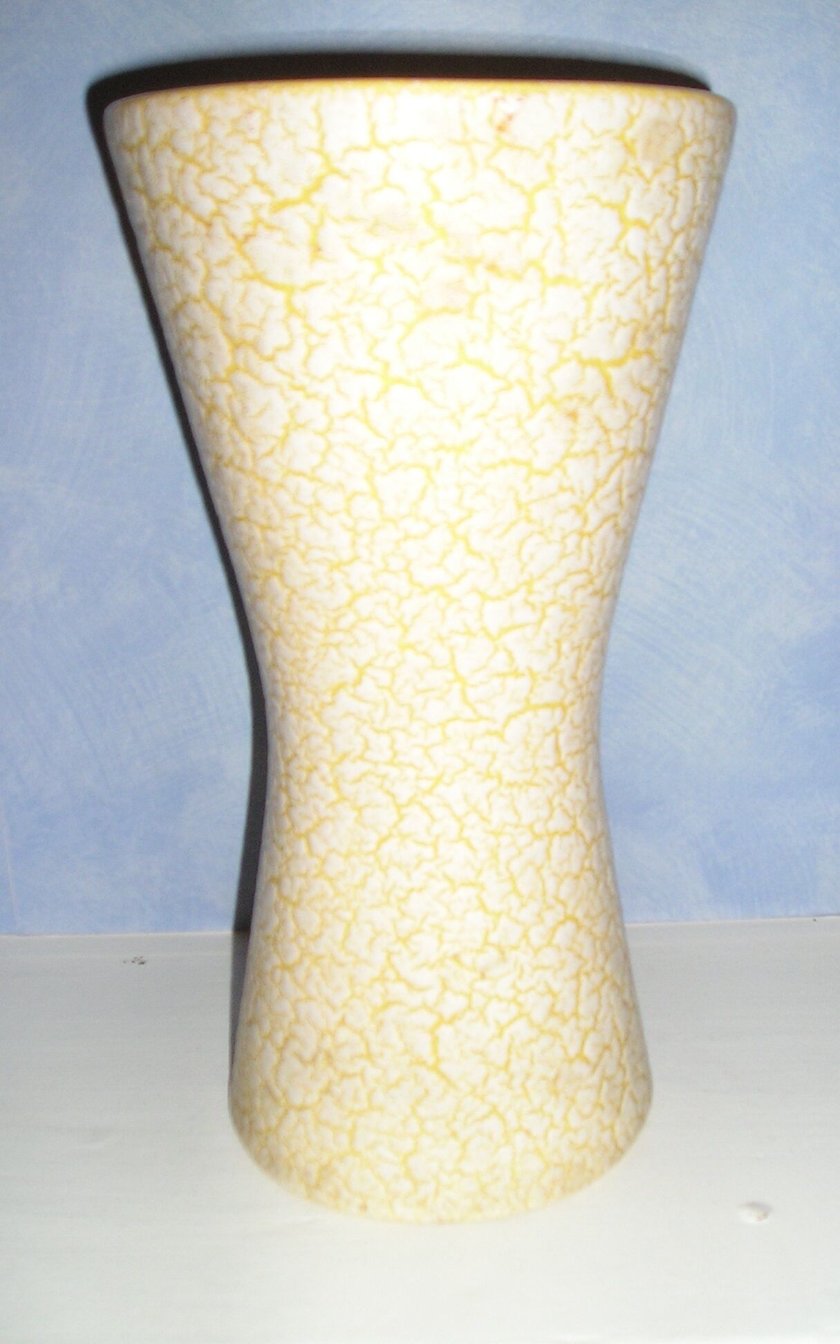 Vintage ceramic diabolo vase