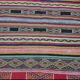 Multicolored Berber carpet in wool 102x215cm