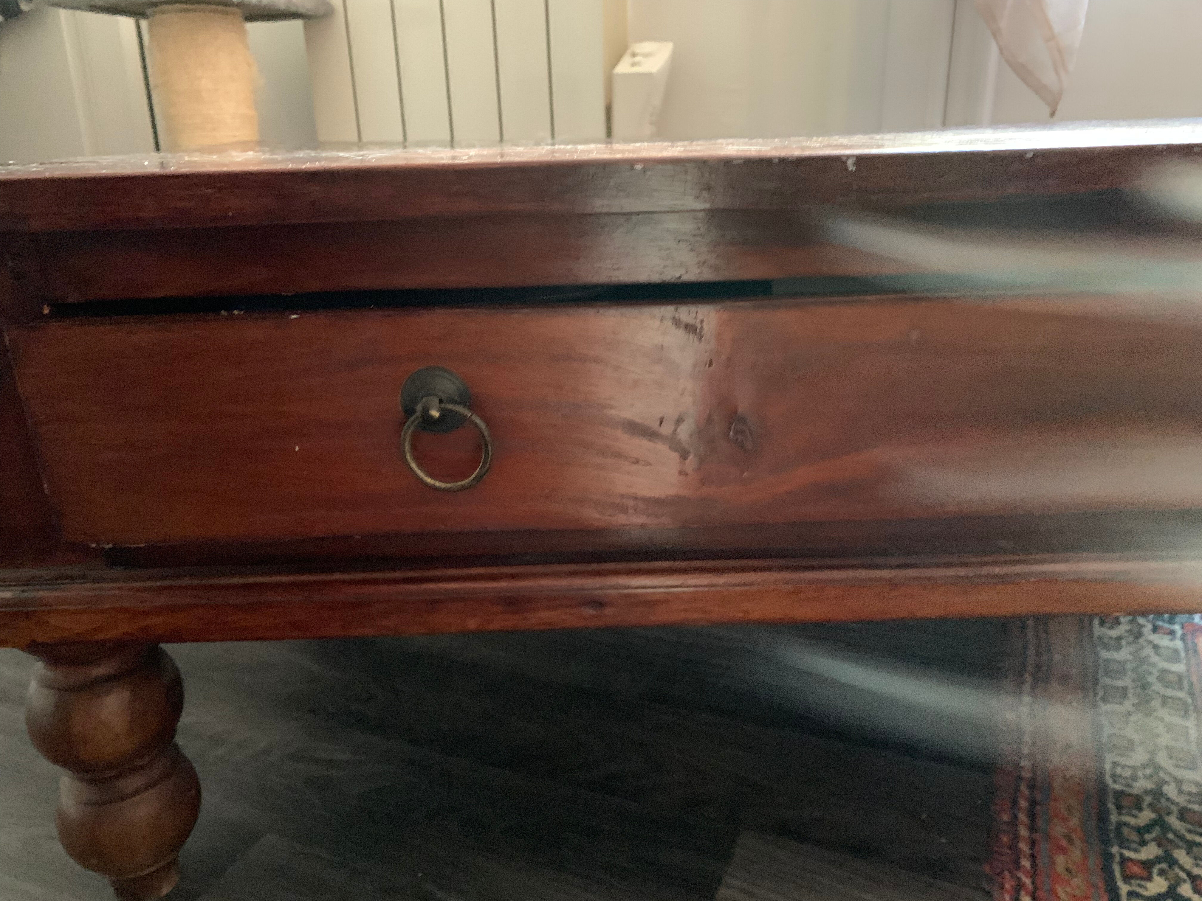 Solid wood coffee table