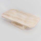 Vintage italian travertine coffee table