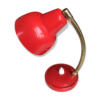 Red table lamp 50s