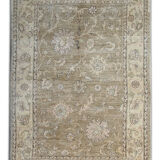 Beige Rug Handwoven Zieger Carpet 181x266cm