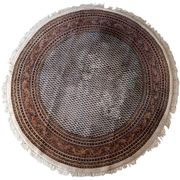 Tapis Vintage Indo-Seraband en Laine (253cm), Années 1970