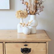 Antique English pine chest of drawers