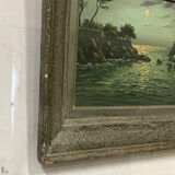 Oil on panel